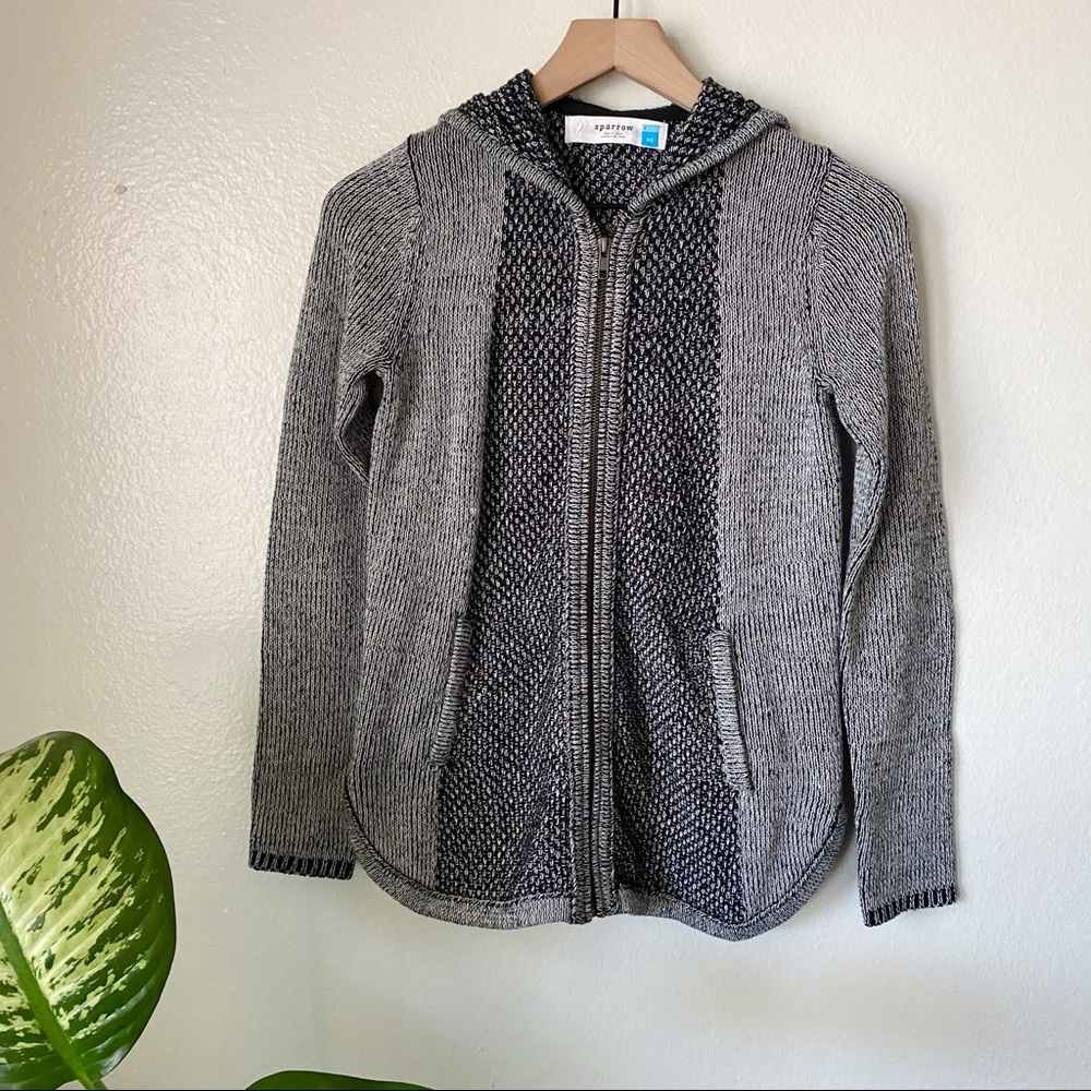 Anthropologie | Dusk Zipped Hoodie Sweater